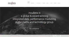 Desktop Screenshot of incubeta.com