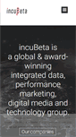 Mobile Screenshot of incubeta.com